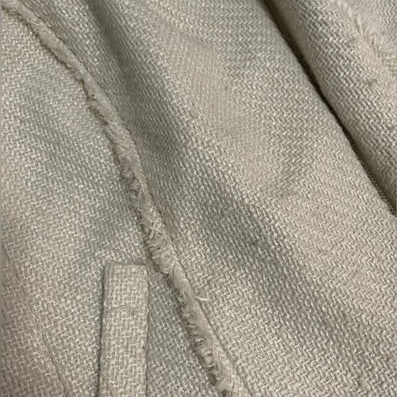 Lane Bryant Lined Tweed Jacket - Ivory Sz 18 - Picture 3 of 4